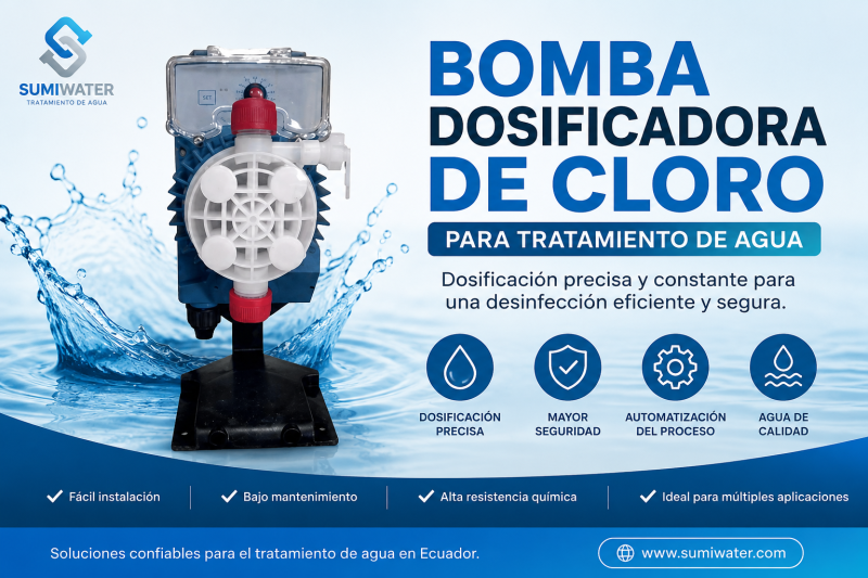 Bomba Dosificadora de Cloro para Tratamiento de Agua: Gu&iacute;a Completa para una Desinfecci&oacute;n Eficiente