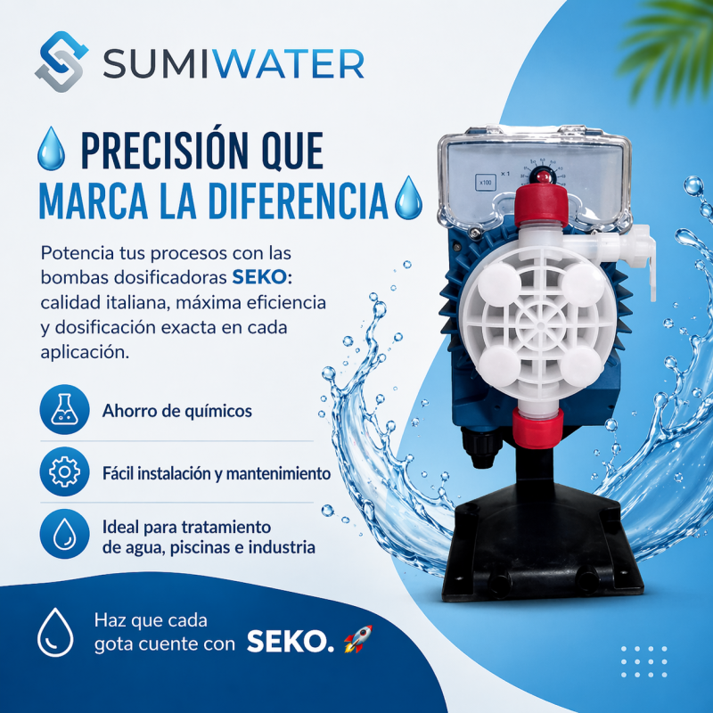 Bombas Dosificadoras SEKO: La Clave para una Dosificaci&oacute;n Precisa y Ahorro en Tratamiento de Agua