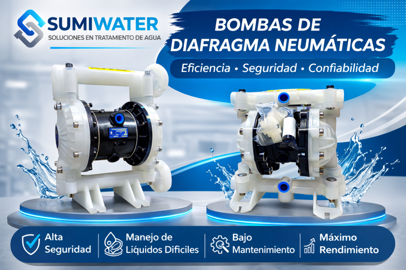 Que es y como funciona una bomba neumatica de diafragma