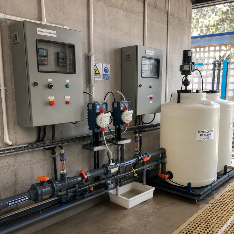 Proyecto de Dosificaci&oacute;n Autom&aacute;tica de Cloro-Quito Ecuador