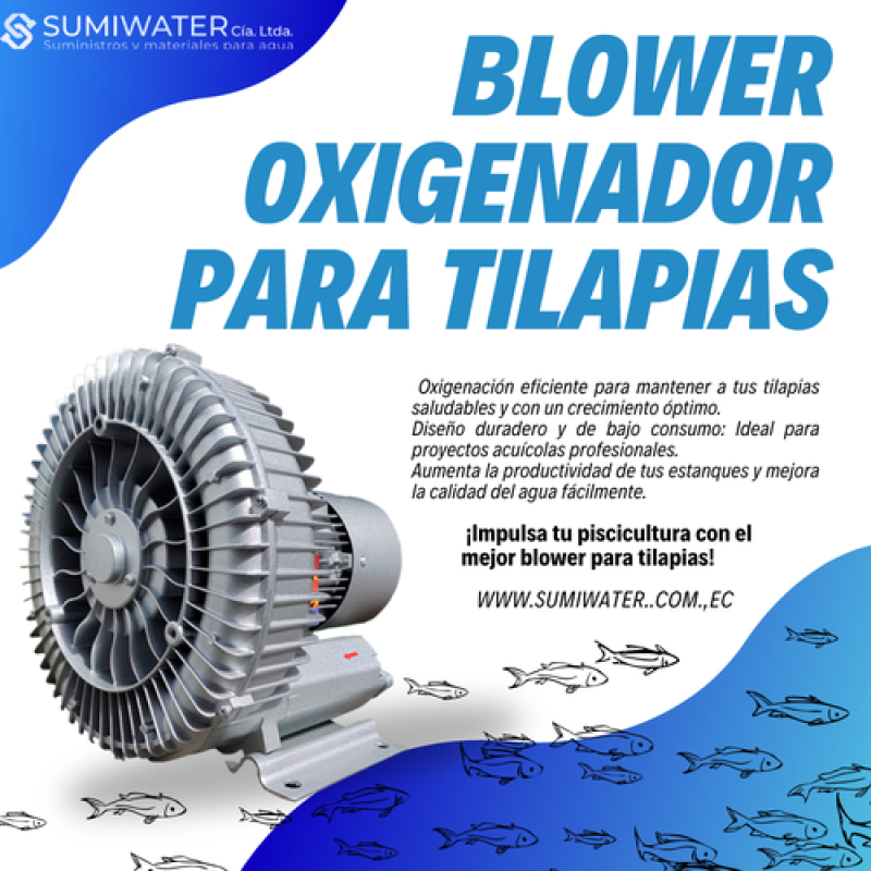 Blowers para Piscicultura y Agroindustria: Impulsando la Productividad con Tecnología de Oxigenación