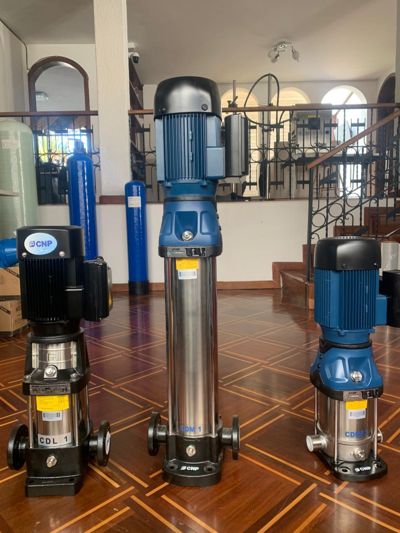 Bombas multietapa horizontales y verticales: potencia, eficiencia y estabilidad para aplicaciones industriales y plantas de tratamiento de agua